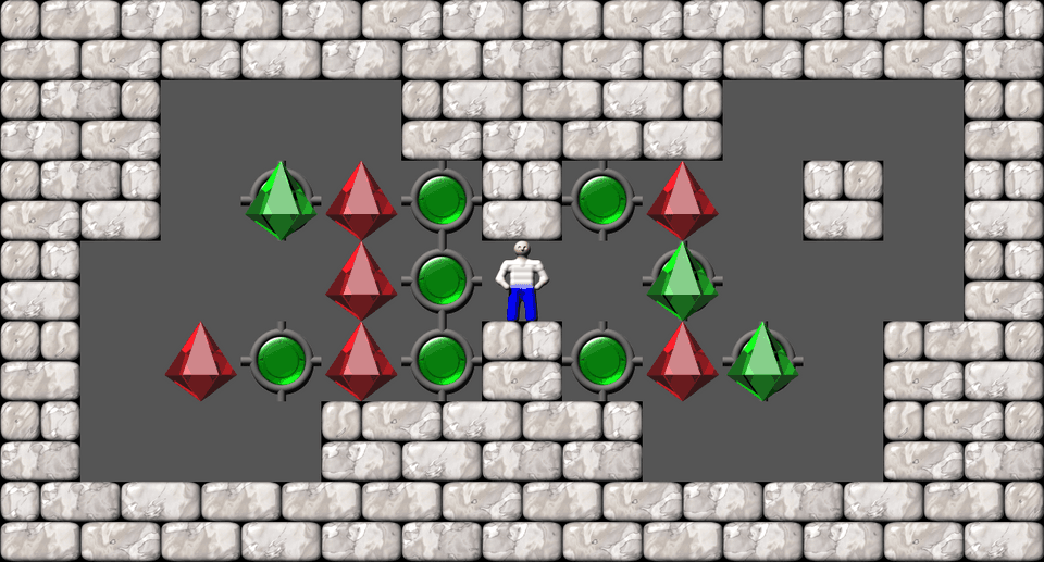 Sokoban Bugs509 collection level 119